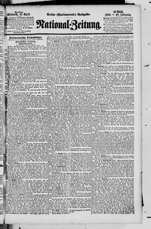 Nationalzeitung vom 15.04.1896