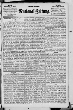 Nationalzeitung vom 18.04.1896