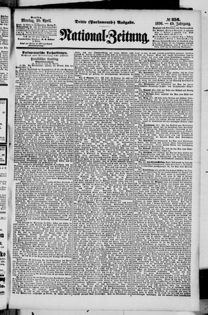 Nationalzeitung on Apr 20, 1896