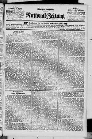 Nationalzeitung vom 21.04.1896