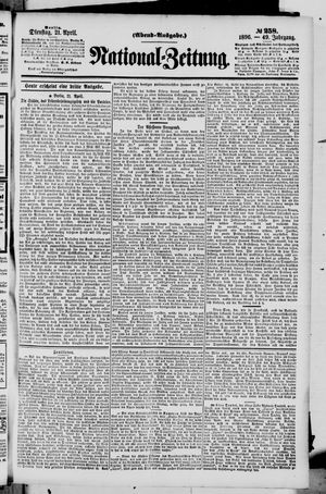 Nationalzeitung vom 21.04.1896