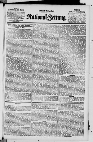 Nationalzeitung on Apr 23, 1896