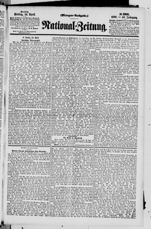 Nationalzeitung vom 24.04.1896
