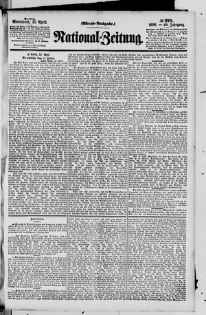 Nationalzeitung vom 25.04.1896
