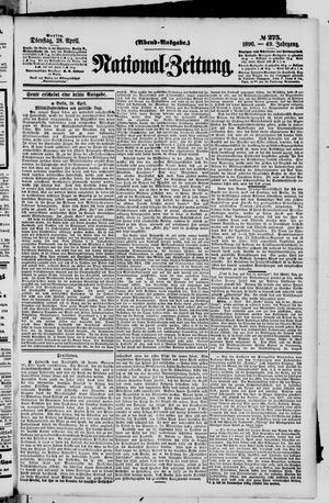 Nationalzeitung on Apr 28, 1896