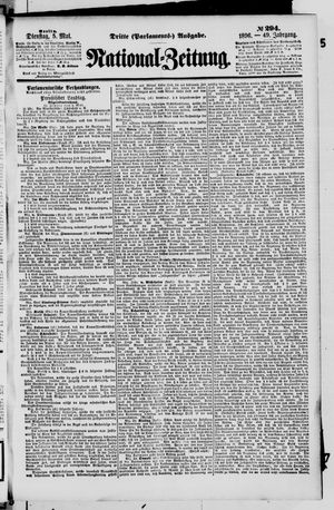 Nationalzeitung vom 05.05.1896