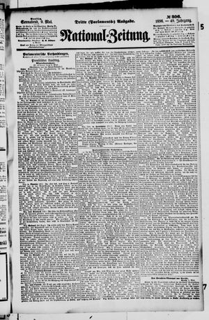 Nationalzeitung vom 09.05.1896