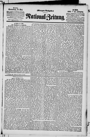 Nationalzeitung vom 16.05.1896