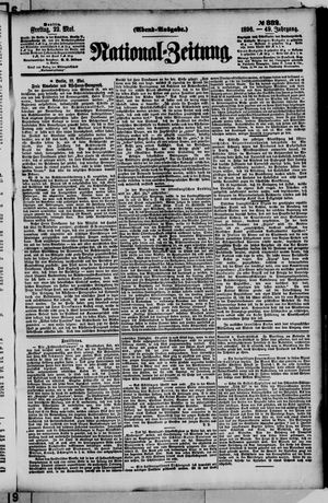 Nationalzeitung vom 22.05.1896