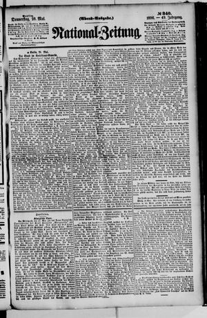 Nationalzeitung vom 28.05.1896