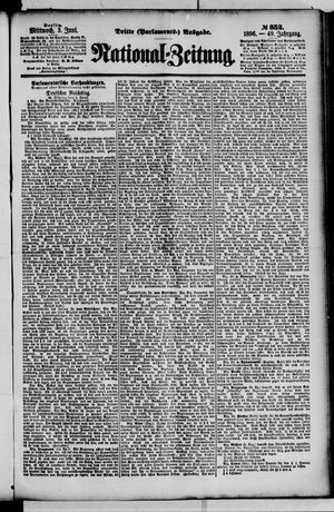 National-Zeitung on Jun 3, 1896