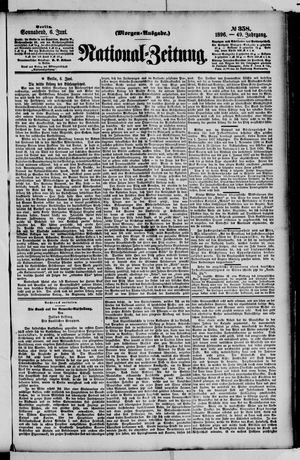 Nationalzeitung vom 06.06.1896