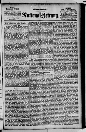 Nationalzeitung on Jun 6, 1896