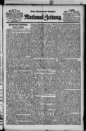 Nationalzeitung vom 08.06.1896