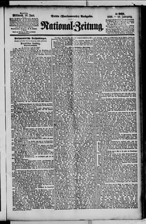 Nationalzeitung on Jun 10, 1896