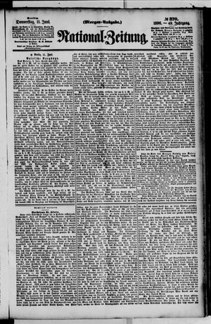Nationalzeitung on Jun 11, 1896