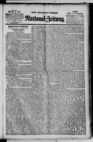 Nationalzeitung vom 12.06.1896