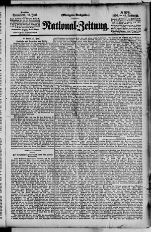 Nationalzeitung on Jun 13, 1896
