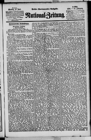 Nationalzeitung on Jun 15, 1896