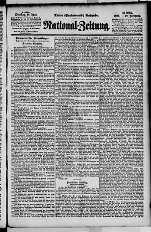 Nationalzeitung vom 16.06.1896