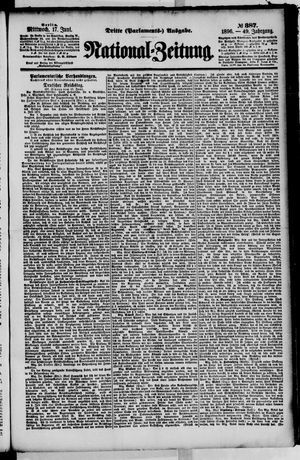 Nationalzeitung vom 17.06.1896