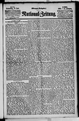 Nationalzeitung on Jun 18, 1896