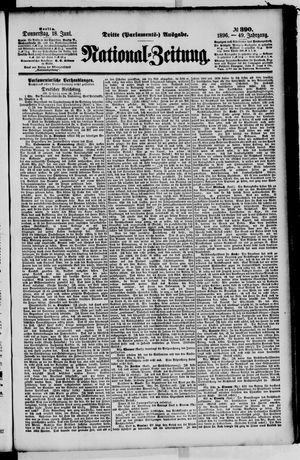 Nationalzeitung on Jun 18, 1896