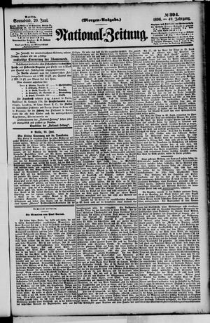 Nationalzeitung vom 20.06.1896