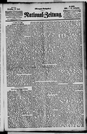 Nationalzeitung vom 23.06.1896