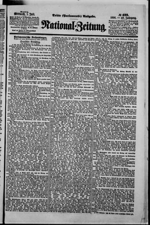 Nationalzeitung on Jul 1, 1896
