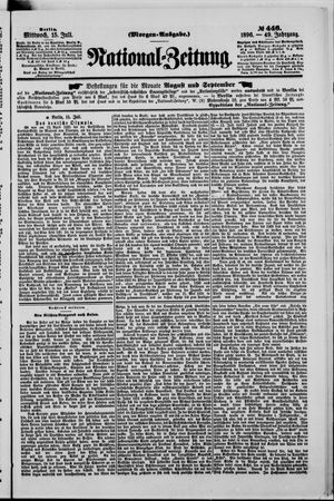 National-Zeitung vom 15.07.1896