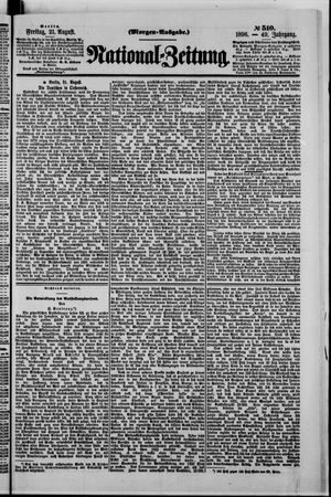 Nationalzeitung vom 21.08.1896
