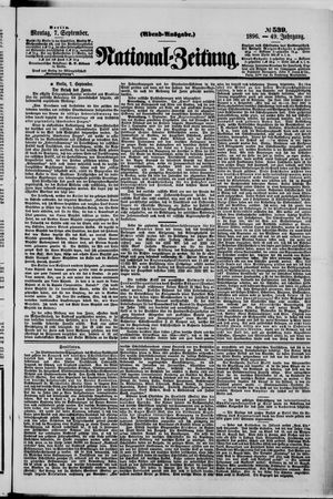 National-Zeitung vom 07.09.1896