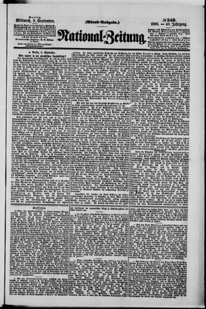 National-Zeitung vom 09.09.1896