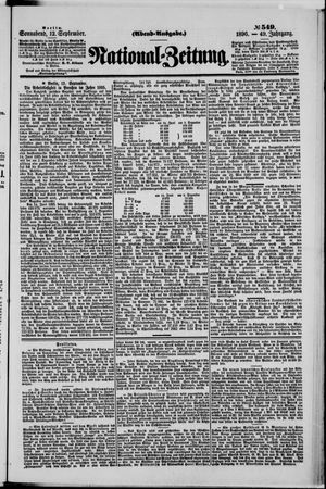 National-Zeitung vom 12.09.1896