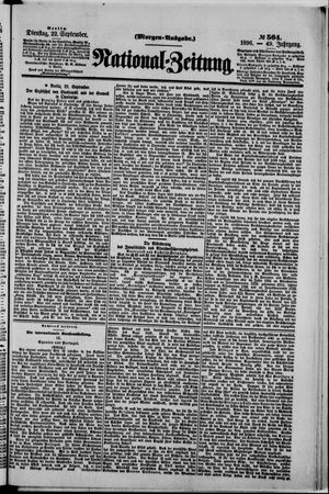 National-Zeitung vom 22.09.1896