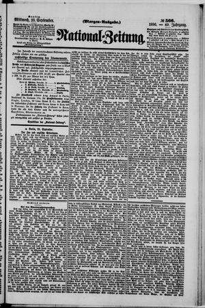National-Zeitung vom 23.09.1896