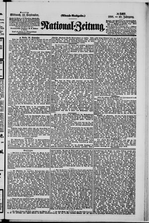 National-Zeitung vom 23.09.1896