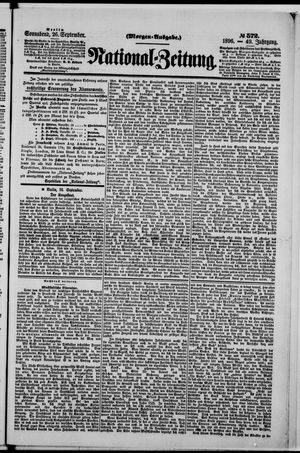 Nationalzeitung vom 26.09.1896