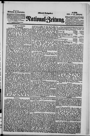 National-Zeitung vom 30.09.1896