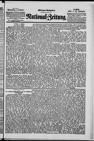National-Zeitung vom 03.10.1896