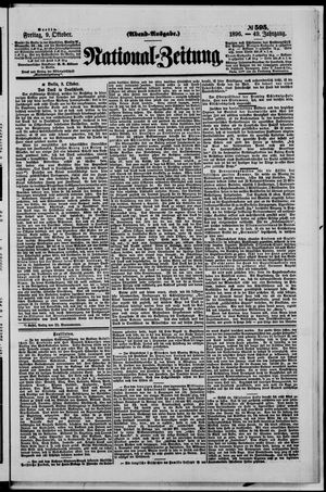 National-Zeitung vom 09.10.1896