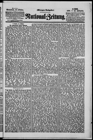 National-Zeitung vom 10.10.1896