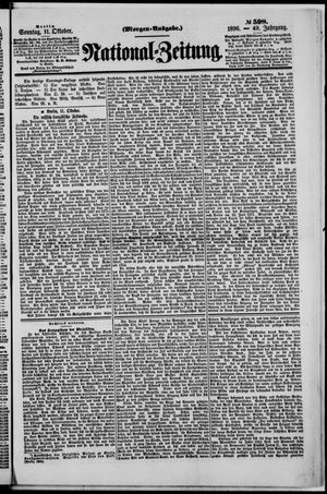 Nationalzeitung vom 11.10.1896