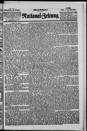 National-Zeitung vom 24.10.1896