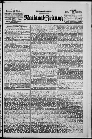 Nationalzeitung vom 27.10.1896