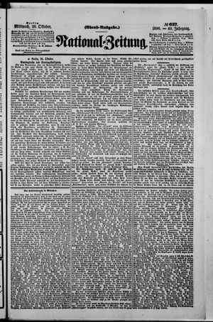 National-Zeitung on Oct 28, 1896