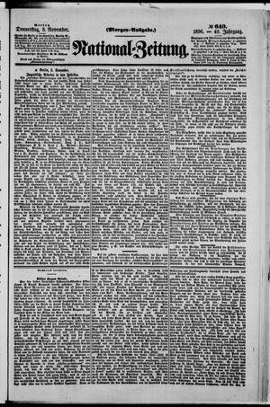 National-Zeitung vom 05.11.1896