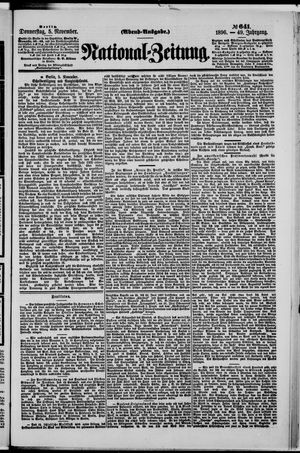 National-Zeitung vom 05.11.1896