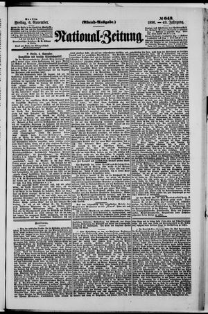 National-Zeitung vom 06.11.1896